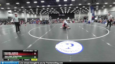 130 lbs 1st Place Match - Rachel Garcia, Husky Wrestling Club vs Taylynn Stratton, Hermiston Wrestling