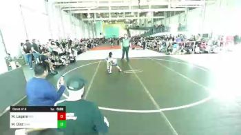 61 lbs Consi Of 4 - Michael Legere, Red Wave WC vs Mateo Diaz, Chain Gang
