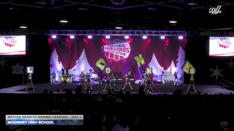 McKinney High School [2025 Novice Varsity Crowd Leading Day 1] 2025 NCA State of Texas Regional