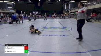 40 lbs Quarterfinal - Alyas Randall, Huntingtown vs Angelo Barbieri, Delran