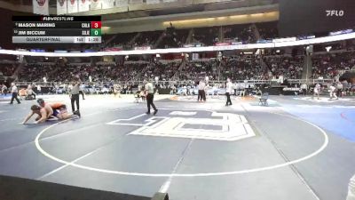 II-285 lbs Quarterfinal - Jim Biccum, South Jefferson vs Mason Maring, Chautauqua Lake