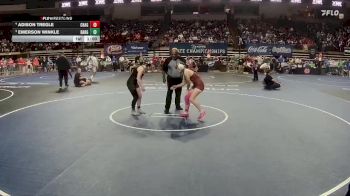 G 138 lbs Cons. Semi - Adison Tregle, Chalmette Girls vs Emerson Winkle, Baton Rouge Girls