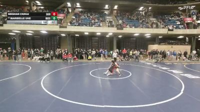 115 lbs Cons. Round 1 - Maribelle Uhe, Normal (West) vs Meghan Ciukaj, Marist