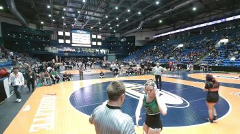 135 lbs Quarterfinal - Avery Crouch, Dwight vs Grecia Garcia, Huntley