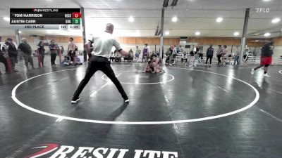 220 lbs 3rd Place - Tom Harrison, Nescopeck vs Austin Carr, Guilford