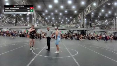 157 lbs Round 4 (8 Team) - Dan Greaney, New England Gold vs Louis Dellavolpe, Pirates WC