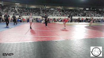 100 lbs Consolation - Elaney Ryan, Grove vs Lyla Perry, Shawnee Wrestling