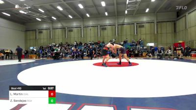 197 lbs Consi Of 16 #1 - Logen Martin, Coalinga vs Zachary Sendejas, Righetti