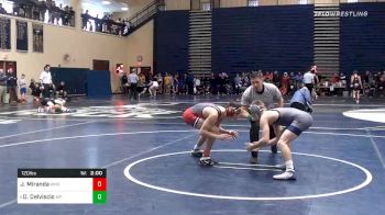 120 lbs Prelims - Joey Miranda, Kingsway vs Dayton Delviscio, Malvern Prep