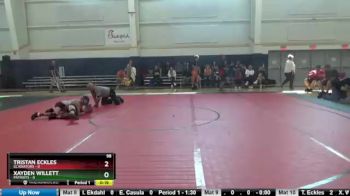 98 lbs Round 9 (10 Team) - Tristan Eckles, Gladiators vs Xayden Willett, Patriots