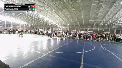 65 lbs Cons. Semi - Skylar Leber, Devils Wrestling vs Lillian Sagastume, Westlake Wrestling Club