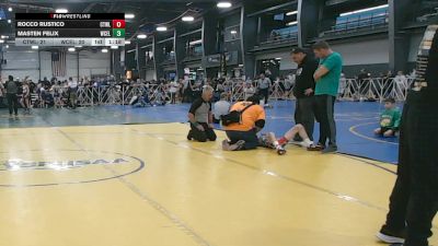 88 lbs Round 2 - 10:30am Friday - Masten Felix, West Coast Elite vs Rocco Rustico, CTWHALE