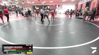 190 lbs Quarterfinal - Alessandra Granados, Garden Grove vs Jordan Puluti, Cypress