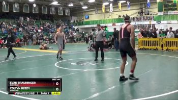 157 lbs Champ. Round 2 - Coltyn Reedy, Sheridan vs Evan Brauninger, Oak Hills