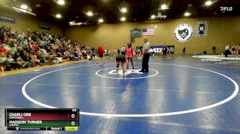 155 lbs Quarterfinal - Charli Orr, Centennial vs Madison Turner, Lompoc