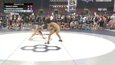125 lbs Champ. Rd Of 16 - Me'kala James, California vs Remington Zimmerer, Colorado