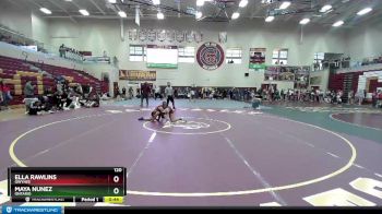 120 lbs Cons. Round 3 - Maya Nunez, Ontario vs Ella Rawlins, Owyhee