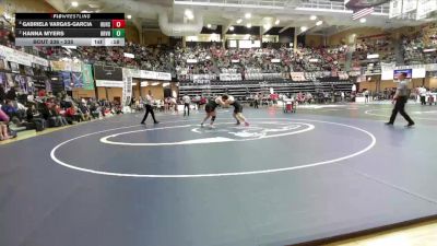 235 lbs Cons. Round 3 - Gabriela Vargas-Garcia, Humbolt Hs vs Hanna Myers, Hoyt-Rolyal Valley Hs