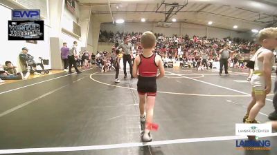 37 lbs Rr Rnd 3 - Ryatt Wilson, Barnsdall Youth Wrestling vs Kase Williams, Pin-King All Stars