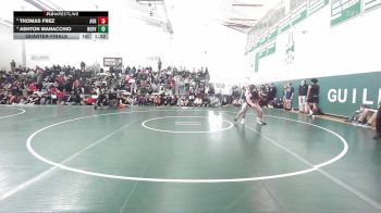 150 lbs Quarterfinal - Thomas Frez, Avon vs Ashton Manacchio, North Haven