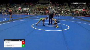 67 lbs Prelims - Carter York, Pali Elite vs Kolton Hamilton, Blue T Panthers