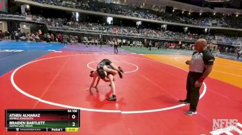 6A 106 lbs Cons. Round 1 - Braiden Bartlett, Austin Lake Travis vs Athen Almaraz, Humble Atascocita