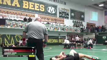 150 lbs Quarterfinal - Creed Hill, Highland (Medina) vs Andrew Davis, Westerville North