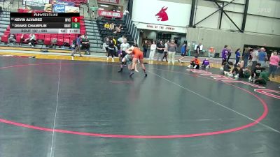 285 lbs 5th Place Match - Drake Champlin, Unattached vs Kevin Alvarez, Missouri Valley