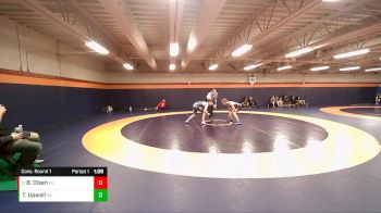 114 lbs Cons. Round 1 - Bridger Olsen, SYRACUSE vs Trevyn Upwall, Riverton Wolf Pack