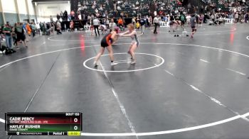 136-148 lbs Cons. Semi - Hayley Rusher, Chase County vs Cadie Percy, Victory Wrestling Club - VTC