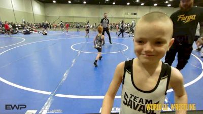 43 lbs Rr Rnd 5 - Tyler Korb, Regulators 9U 2 vs Sawyer Watts, Team Savage 9U