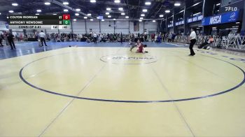 112 lbs Consi Of 8 #1 - Colton Riordan, NY vs Anthony Newsome, DE