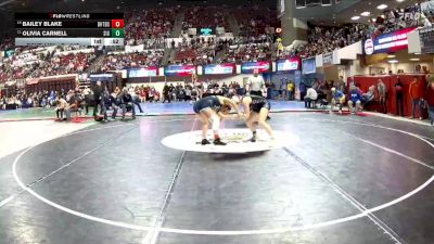 G - 145 lbs Cons. Round 3 - Olivia Carnell, St. Ignatius Girls vs Bailey Blake, Beaverhead Co. (Dillon) / Twin Bridges / Sheridan Girls