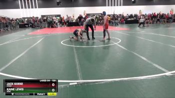 100 lbs Round 2 - Kaine Lewis, XENI vs Jack Goeke, CVILE