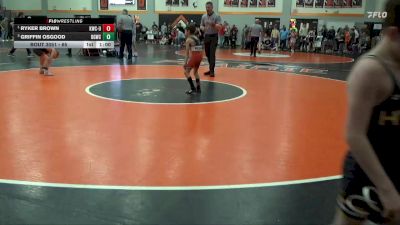 65 lbs Round 2 - Ryker Brown, Knights Wrestling Club - Union vs Griffin Osgood, Big Game Wrestling Club