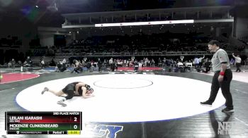 145 lbs 3rd Place Match - Mckenzie Clinkenbeard, Enochs vs Leilani Igarashi, Del Oro