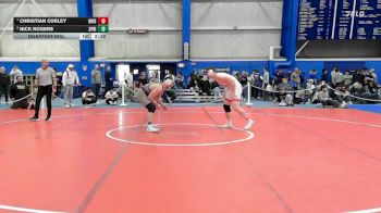 197 lbs Quarterfinal - Christian Curley, Bridgewater State vs Nick Rogers, Springfield