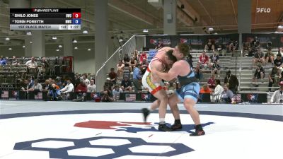 130 lbs 1st Place Match - Shilo Jones, Bison Wrestling Club vs Torin Forsyth, Mules Wrestling Club