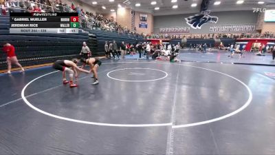 126 lbs Cons. Round 2 - Gabriel Mueller, Mesquite Horn vs Jeremiah Rice, Waller