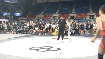 115 lbs Champ. Rd Of 64 - Cassidy Kephart, Florida vs Isabella Fodera, California