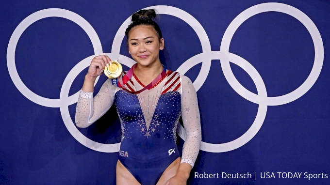 American Sunisa Lee tops Olympic podium in women's all-around