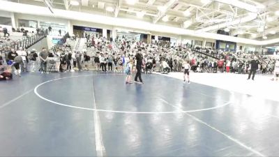 53 lbs Champ. Round 1 - Morgan Merkley, Uintah Wrestling vs Dawson Ovard, RWC - Roy Wrestling Club