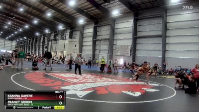 127 lbs Quarters - Kiianna Gavere, Black Mambas vs Franky Groom, Girls With Grit Blue