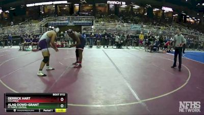 3A 285 lbs Champ. Round 1 - Alaq Dowd-Grant, Ft Pierce Central vs Derrick Hart, Columbus