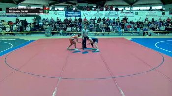 126 lbs Semifinal - Bella Goldman, Valley Christian High School vs Carina Garcia-Angeles, Globe High School