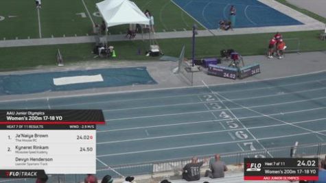 2026 AAU Junior Olympic Games - Youth Girls' 200m, Prelims 8 - Age 17-18