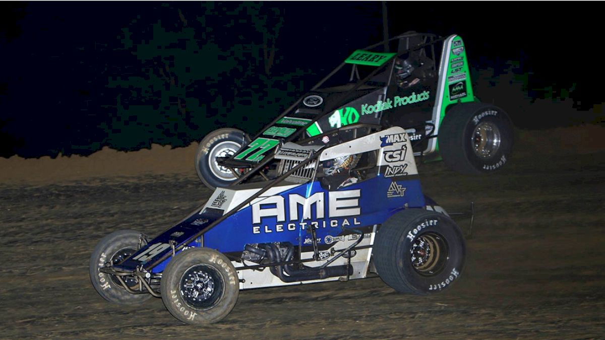 Thorson Thrills in Drama-Filled USAC Race