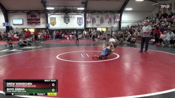 Semifinal - Boyd Ebbing, Camp Point Kids Club vs Drew Wiskirchen, Palmyra Youth Wrestling Club