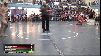 138 lbs Cons. Semi - Brian Bensen, Snake River vs Rider Seguine, Post Falls