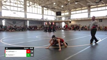 90 lbs Semis (4 Team) - Morgan Hyland, Team Pennsylvania vs Morgan Johnson, Wisconsin Red